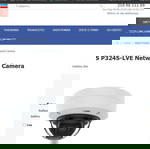  AXIS P3245-LV NETWORK IP POE DOME CAMERA remote focus+zoom επαγγελματικες high end vandal proof