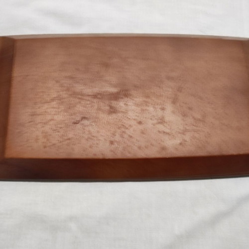 Vintage wooden tray used from the 60s for cheese and nuts
