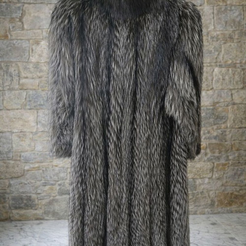 Silver Fox Fur Long 130 cm like new from Kastoria