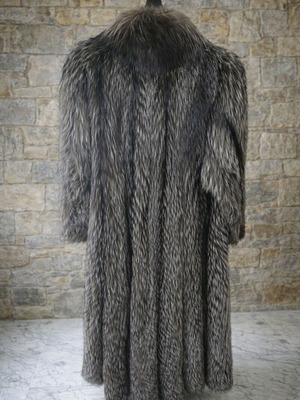 Silver Fox Fur Long 130 cm like new from Kastoria