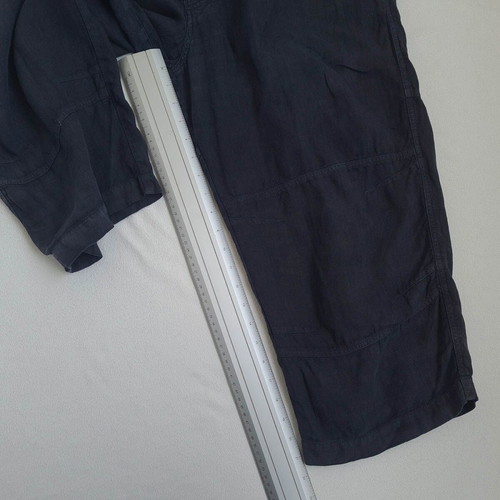 Elemente Clemente women's linen pants size 5 / 3XL / 4XL / W42 L22, blue