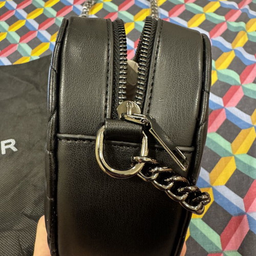 Kurt Geiger London Kensington shoulder bag, black quilted