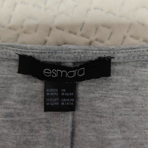 Esmara grey autumn dress, medium size, elbow sleeve