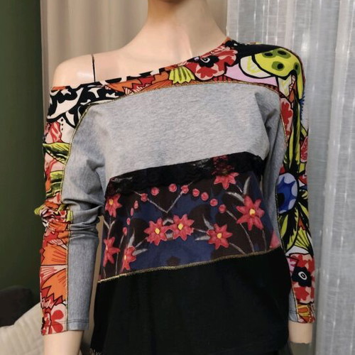 Desigual blouse like new, size Medium, multicolored