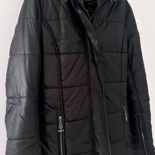 Philipp Plein Couture women's black jacket with fur like new, size large