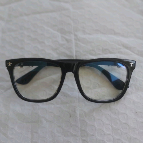 Frames for prescription glasses new, black with cross decoration