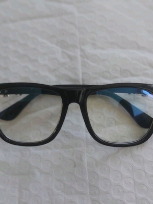Frames for prescription glasses new, black with cross decoration