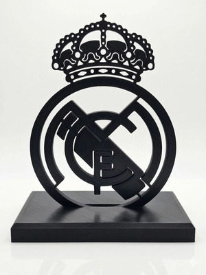 Real Madrid logo stand new, authentic