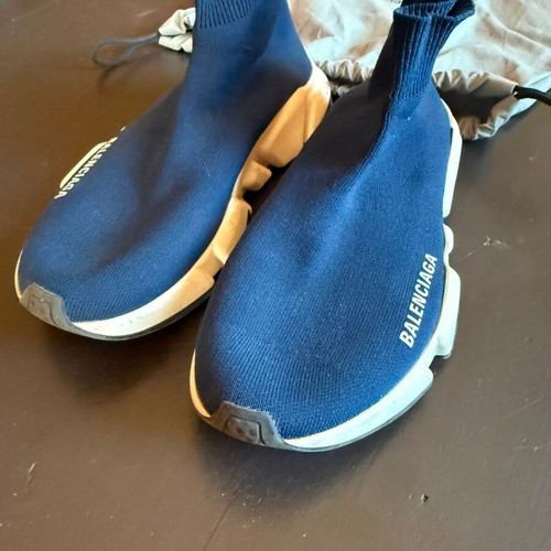 Balenciaga shoes size 36 like new, white and blue sports style