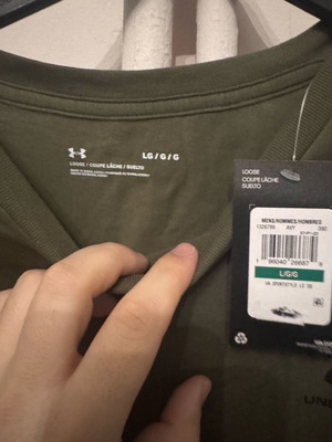 Under Armour T-shirt καινούργιο, μέγεθος L, πράσινο