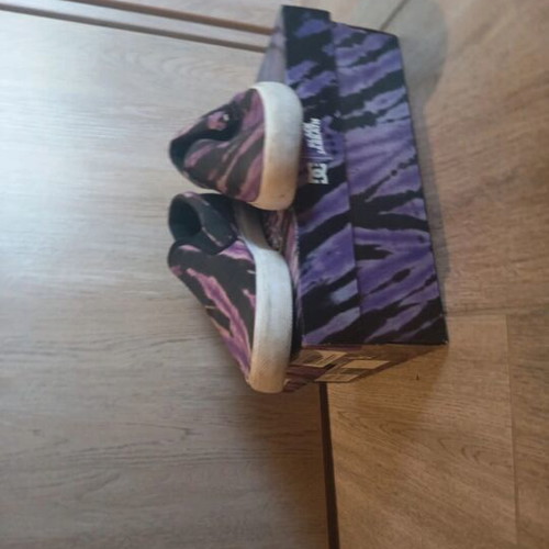DC Black Sabbath skate shoes, size 42, multicolor