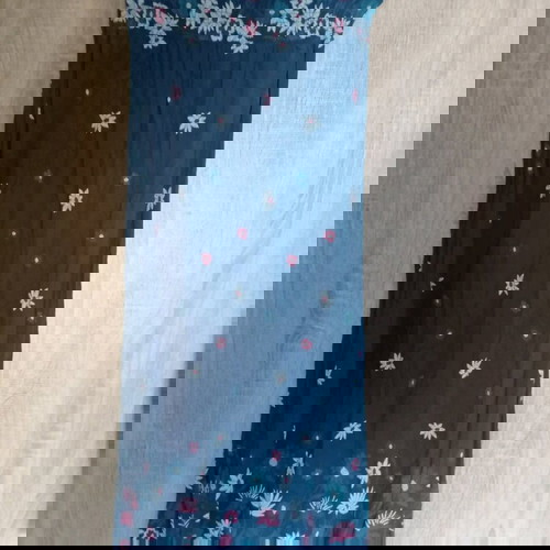 Макси дамска дълга рокля с еластично бюстие, като нова