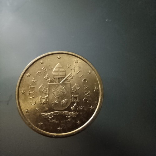 Vatican 50 cent coin 2021