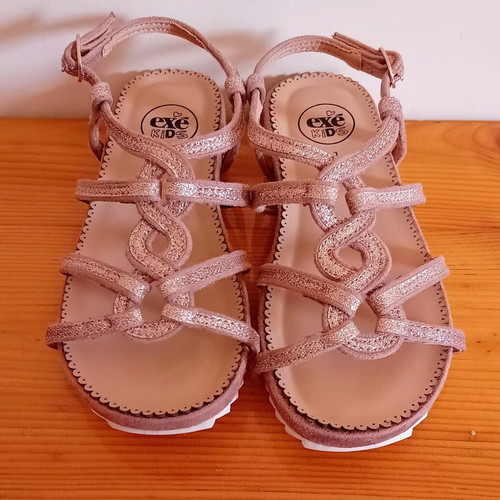 Exe flat sandals size 31, new, pink