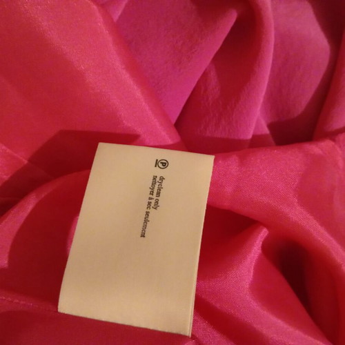 Laura Ashley sleeveless silk dress fuchsia, size UK 10, new