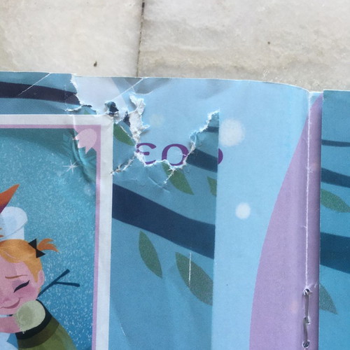 Panini Frozen 2 Sticker Album Greek 2014 used with 13 missing stickers