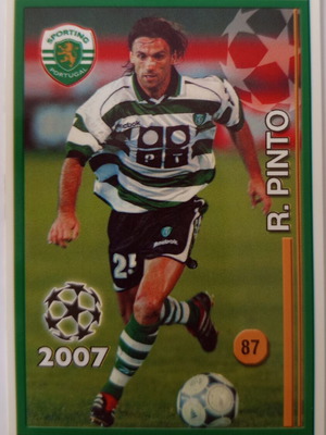 Ρικάρντο Σα Πίντο συλλεκτική κάρτα Sporting CP 2007