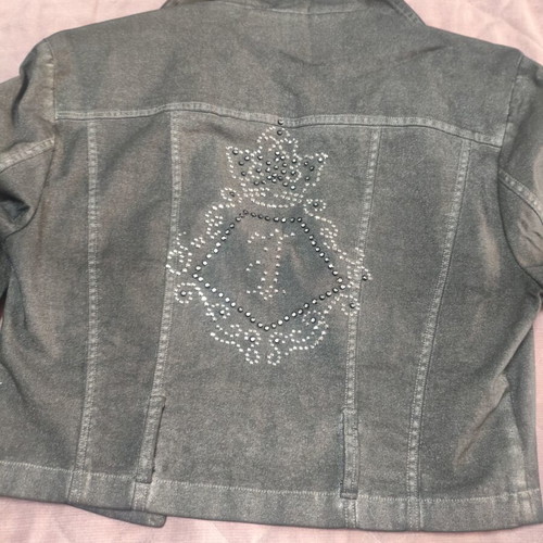 Denim jacket gray medium like new