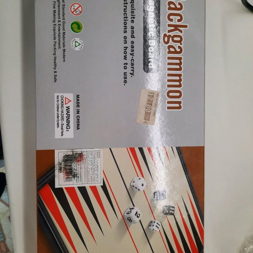 Magnetic backgammon new, in original box