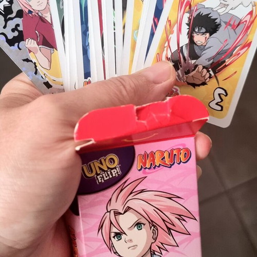 Uno Flip! Naruto card game like new