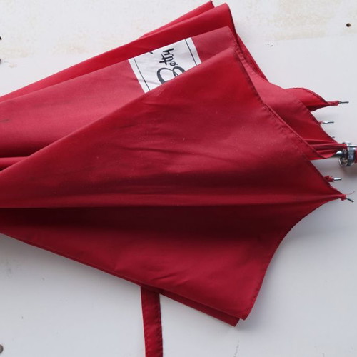 Betty Barclay red umbrella with automatic opening used
