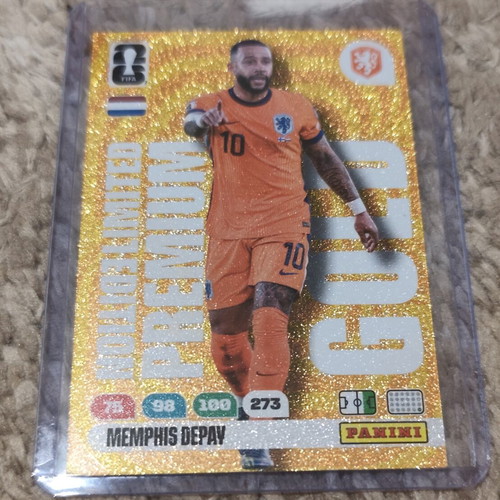 Panini Golden Card Memphis Depay Limited Edition new