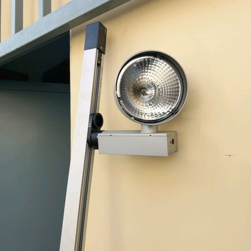 Lighting bars used, set of 2, length 215 centimeters