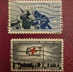 American stamps 1963, set 0.80