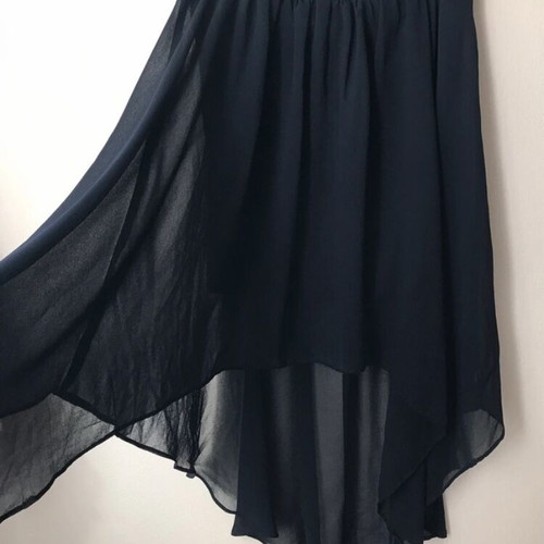 Bershka Asymmetric Blue Skirt New, Size L