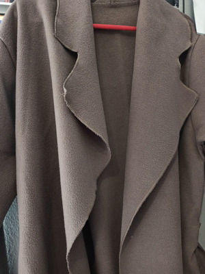 Coat with belt used, brown, size small