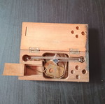Old measuring tool used, missing weights