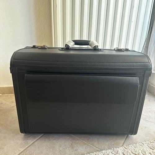 Bartuggi pilot case, waterproof, large capacity, black