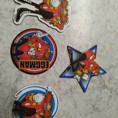 Doctor Eggman magnets used, set of 5 pieces