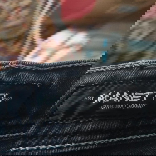 Ανδρικό τζιν Manetti Νο 34 μαύρο σαν καινούργιο