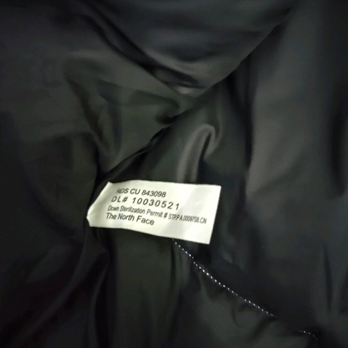 The North Face 1996 Nuptse Puffer Jacket new, size large, black and white