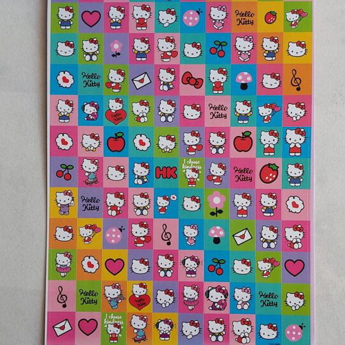 Hello Kitty sticker block with 200 stickers new