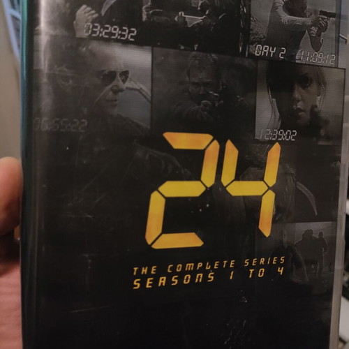 24 DVD complete series seasons 1-4 used with English subtitles