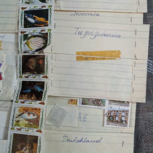 Stamps like new, collectible with two albums in storage box
