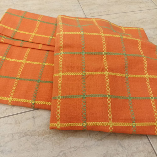 Woven cotton summer throws, pack of 2 pieces