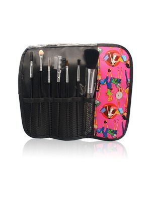 Makeup brush set 7pcs with case new