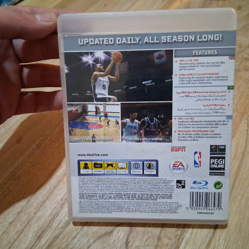 NBA LIVE 09 PS3 game used, good condition