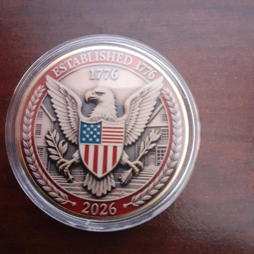 Commemorative Coin USA 250 Years Independence New