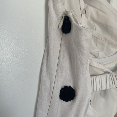 For Love & Lemons mini dress medium, like new, black and white
