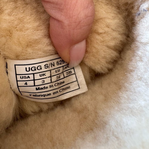 Ugg authentic tan beige boots used size 35
