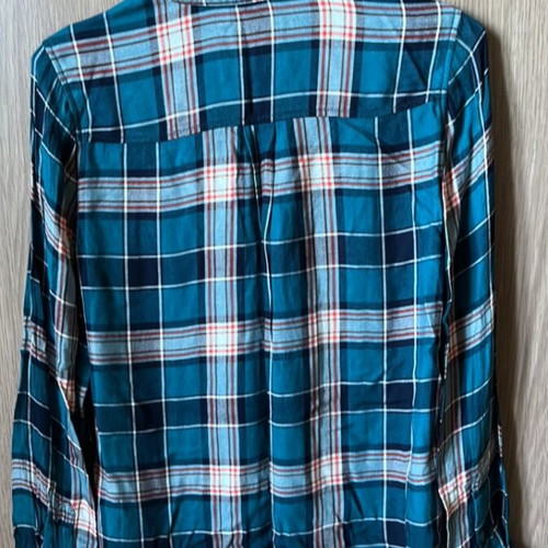 Abercrombie & Fitch women's shirt plaid, 100% viscose, small, like new