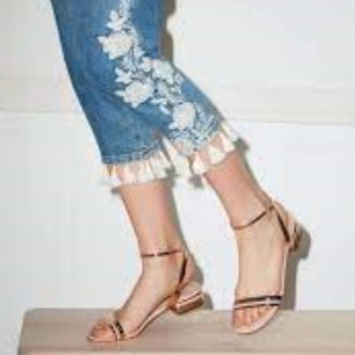 Aldo Izzy Mirror sandals new silver size 40 with 3 cm heel