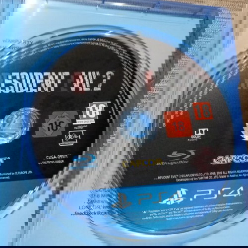 PS4  RESIDENT EVIL 2