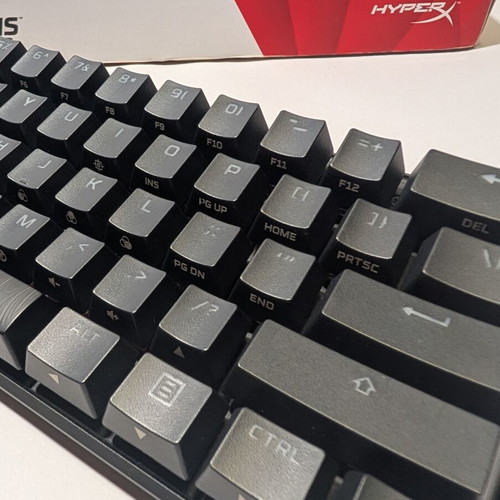 HyperX Alloy Origins 60 Gaming mechanical keyboard 60% used with HyperX Red switches and RGB lighting