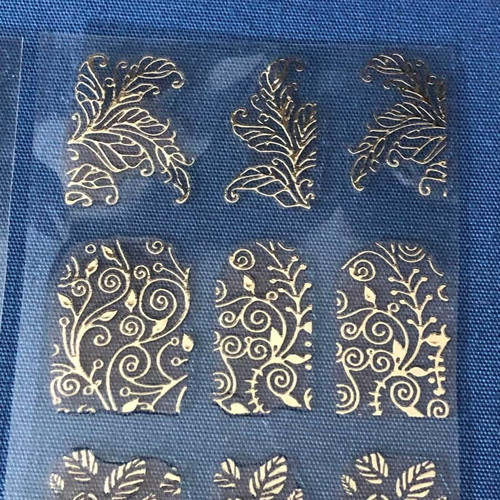 3D Nail Stickers pack of 4 new