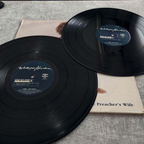 Whitney Houston Step By Step Remixes 2x12'' Vinyl Maxi Single used